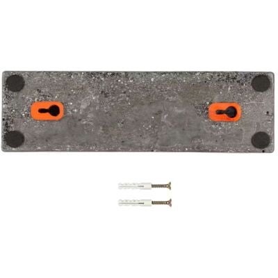 FujFuj Classic Dark Concrete - ロッカー壁キー ホルダー クライミングナット付き