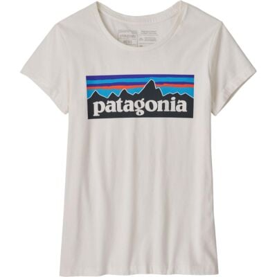 Patagonia Girls' レギュラー ジェネレーティブ オーガニック認証コットン P-6 ロゴ Tシャツ 子供