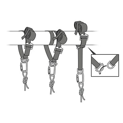 Petzl Connexion Vario 調整可能なアンカー用テープ
