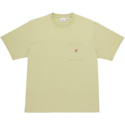 Gramicci One Point Tee Pigment Dyed メンズTシャツ