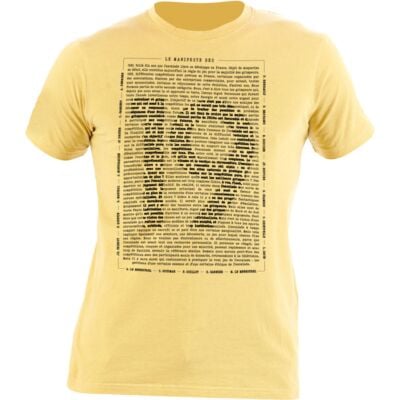 Nograd Manifeste Tshirt Men メンズTシャツ