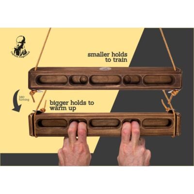 Captain Fingerfood Hangboard 180° ポータブルクライミングトレーニングバー