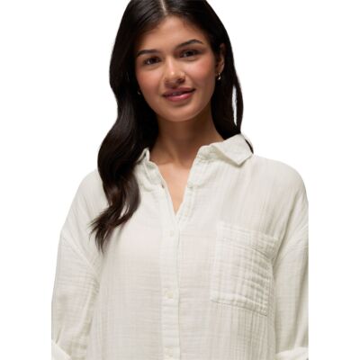 Prana Hideaways Button Down Top レディースシャツ