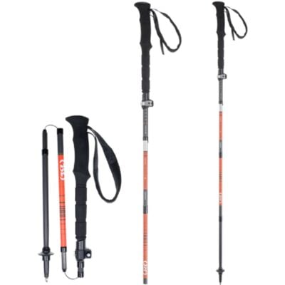 TSL Outdoor Hiking Carbon 5 Cross Poles 折りたたみトレッキングポール