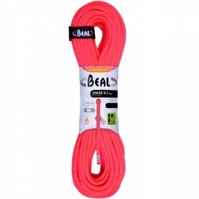 Beal Joker 9.1 mm Unicore Dry Cover クライミングロープ