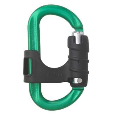 AustriAlpin OvaLock オーバル型クライミングカラビナ