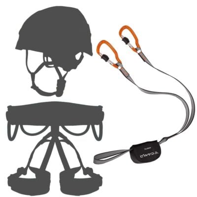 Oliunìd Deal Kit CAMP Kinetic セットのフェラータ + ヘルメットとハーネス フェラータキット