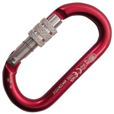 Kong Oval Alu Classic Screw Sleeve スペレオオーバルカラビナ