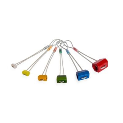 Kouba Stoppers Hex Anodized セット クライミングナッツ カラー 1 から 6