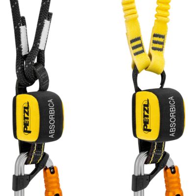 Petzl Absorbica-Y MGO エネルギーアブソーバー付きダブルランヤード International version