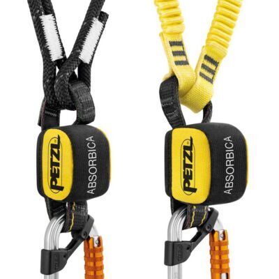 Petzl Absorbica-Y 80 MGO エネルギーアブソーバー内蔵ダブルランヤード European version