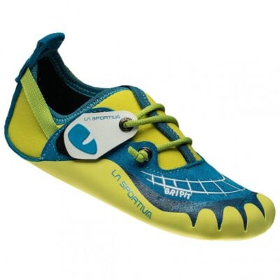 La Sportiva Gripit Blue/Sulphur 子供用クライミングシューズ