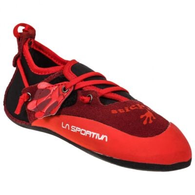 La Sportiva Stickit Chili/Poppy 子供用クライミングシューズ