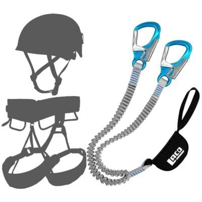 Oliunìd Deal Kit Lacd Set Via Ferrata Pro Evo 3.0 Via Ferrata Set + Helmet and Harness Kit