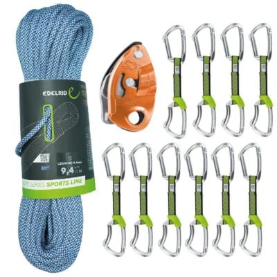 Oliunìd Deal Kit Edelrid Leonidio Lime NY GriGri