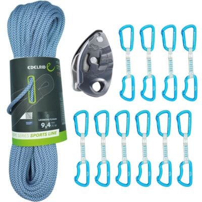 Oliunìd Deal Kit Edelrid Leonidio Express Trapper GriGri