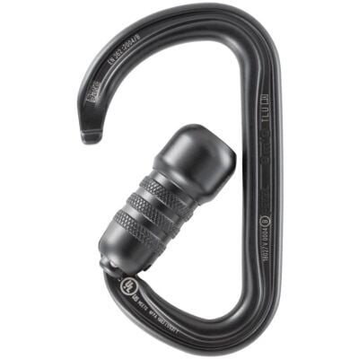 Petzl Bm'D Black 高所作業用カラビナ