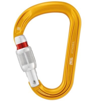 Petzl Attache クライミング用スクリューゲートカラビナ