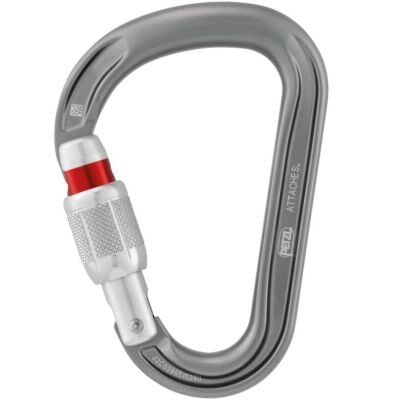Petzl Attache クライミング用スクリューゲートカラビナ