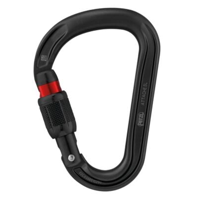 Petzl Attache クライミング用スクリューゲートカラビナ