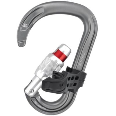 Petzl Attache Bar クライミング用スクリューゲートカラビナ
