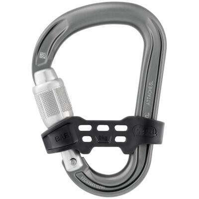 Petzl Attache Bar クライミング用スクリューゲートカラビナ