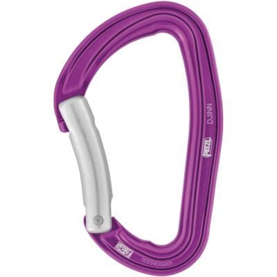 Petzl Djinn カーブゲートカラビナ