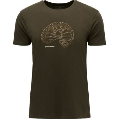 Black Diamond M Brain On Camalot Ss Tee maglietta uomo