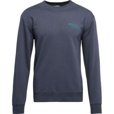 Black Diamond M Mini Stacked Crewneck felpa casual uomo