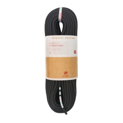 Mammut 9.5 Black Flash クライミングロープ 黒