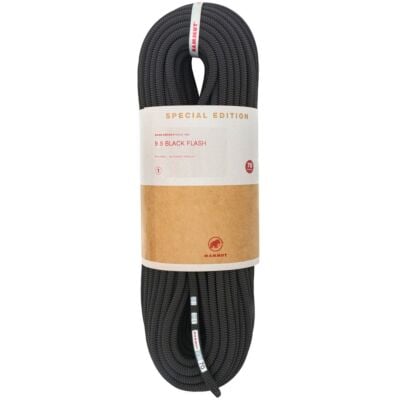 Mammut 9.5 Black Flash クライミングロープ 黒