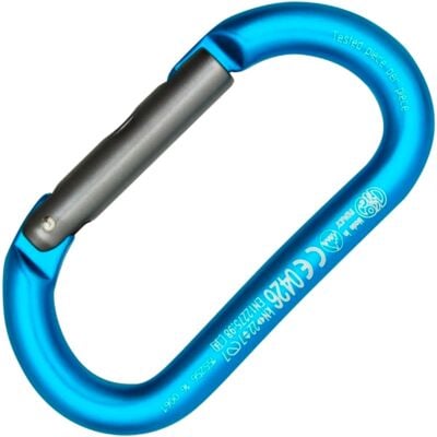 Kong Oval Alu Straight Gate オーバル型クライミングカラビナ