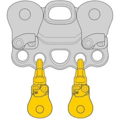 Petzl Spin S1 Open 高所作業用シンプルプーリー