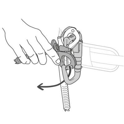 Petzl Caritool Evo マテリアルホルダー用カラビナ