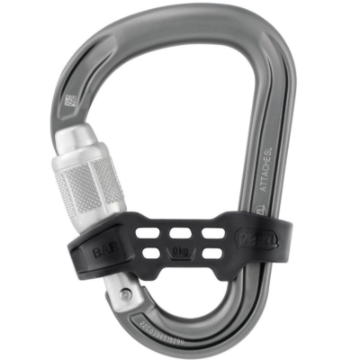 Petzl GriGri クライミング用アシストブレーキ器具とカラビナ
