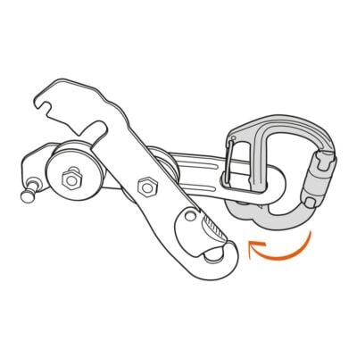 Petzl Simple スペレオロジー用ディスケンソーレ