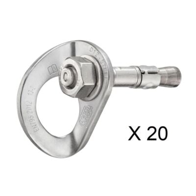 Petzl Coeur Bolt Steel 20-Pack ボルトとアンカー