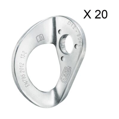 Petzl Coeur HCR プレート 直径12 mm 20パック