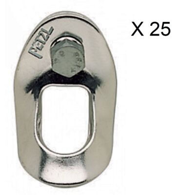 Petzl Coudee スペレオロジー用プレート 25パック