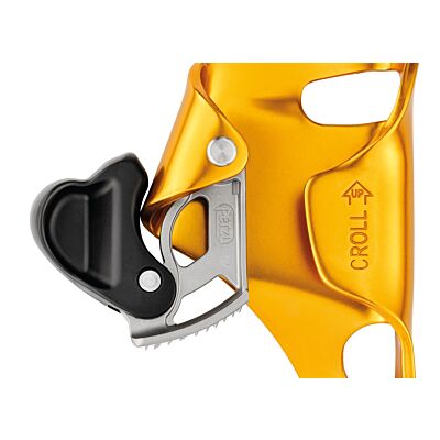 Petzl Croll L 働くための腹部ブロッカーと洞窟探検