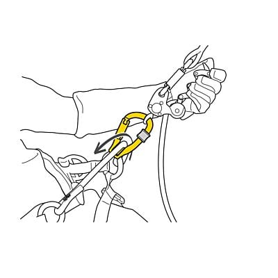 Petzl Rollclip Z フック付きプーリー