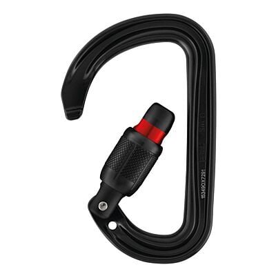 Petzl Sm'D Black Screw Lock クライミング用安全環付きカラビナ