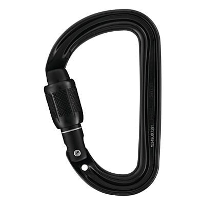 Petzl Sm'D Black Screw Lock クライミング用安全環付きカラビナ