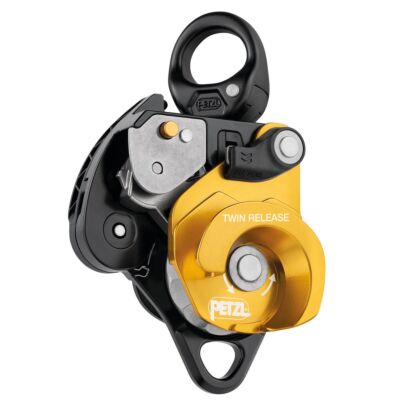 Petzl Twin Release 解除可能ダブルブロッキングプーリー