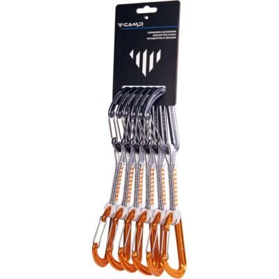 CAMP Set 6 Photon Wire Express KS Dyneema 6パック クライミング用カラビナ