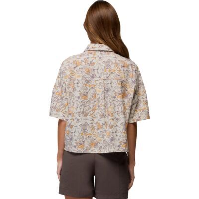 Prana Railay SS Button Down レディースショートスリーブシャツ