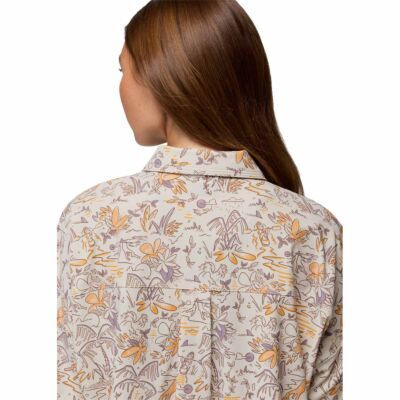 Prana Railay SS Button Down レディースショートスリーブシャツ
