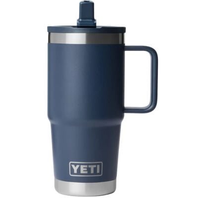 Yeti Rambler 20 Oz Travel Straw Mug ストロー付きキャンプマグ