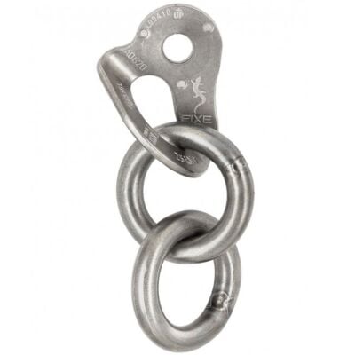 Fixe C-Belay Station Fixe 1 316L M10 プレート + 2 リング