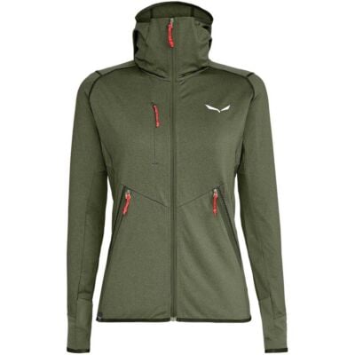SALEWA Agner Hybrid Pl/Dst W Fz Hdy テクニカルフリース レディース